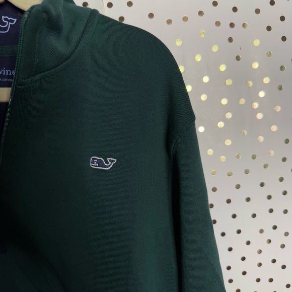 Vineyard vines boy  Green Half-Zip Sweater - Picture 4 of 8